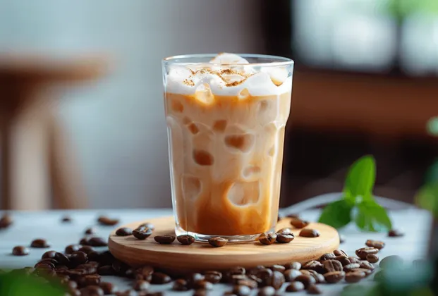Iced flat white