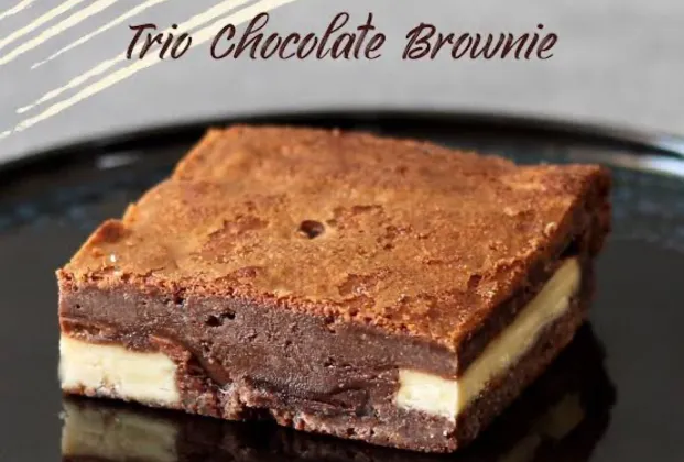 Trio Chocolate Brownie