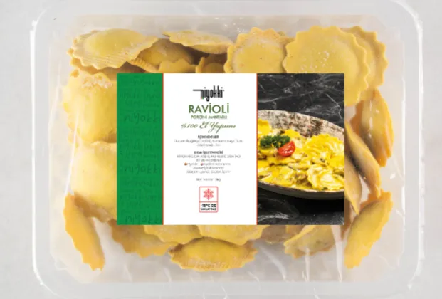 Porcini mushroom ravioli