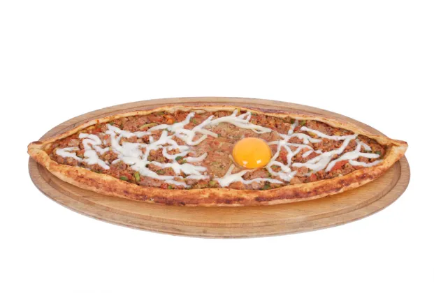 Minced Meat and Egg Pide