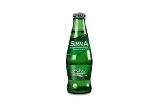 Plain sparkling mineral water