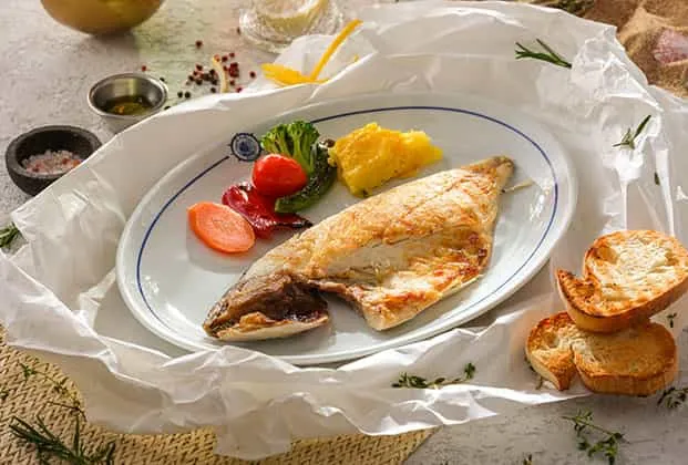 Gilthead seabream portion