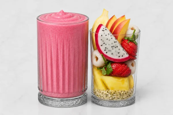 Dragon fruit + pineapple