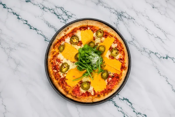 Cheddar Jalapeño Pizza