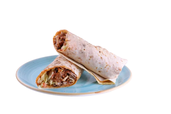 Old-style chicken döner in lavash