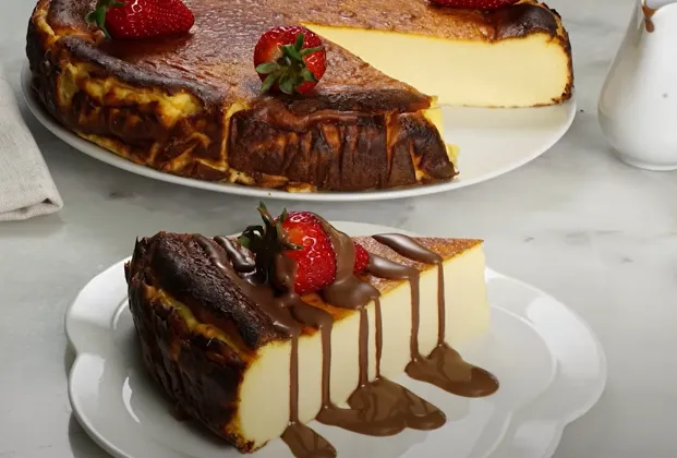 San Sebastián cheesecake