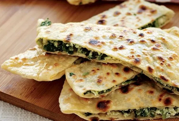 Spinach gözleme