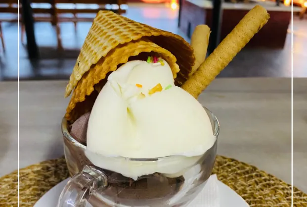Ice cream portion