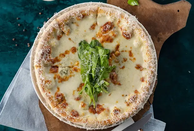 Four-Cheese Pizza