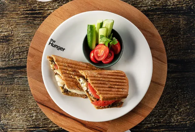 Toast with Ezine cheese and tomato