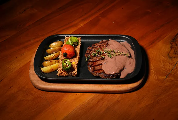 Pepper Steak (Red Wine)