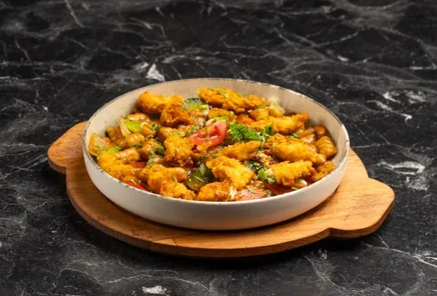 Cajun chicken gnocchi with teriyaki sauce