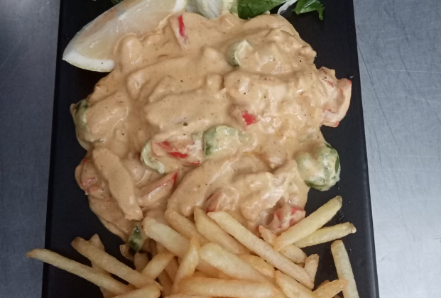 Creamy mushroom chicken
