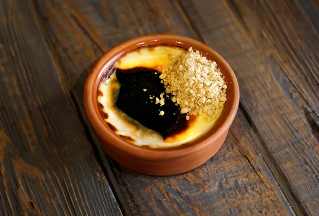 Baked rice pudding