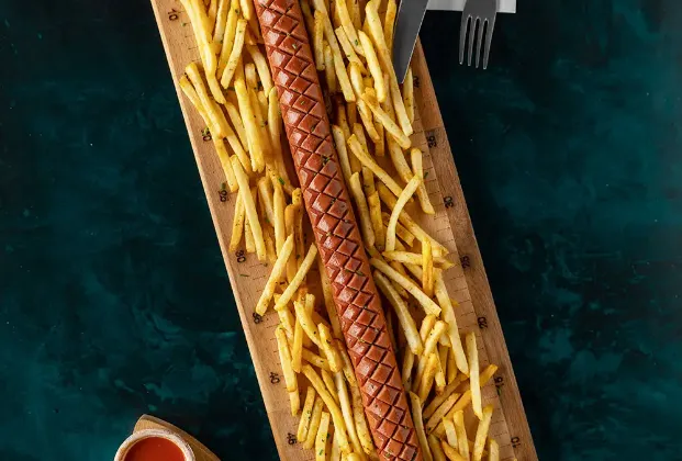 60 cm grilled beef sausage