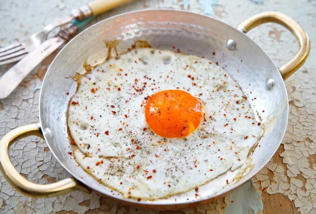 Turkish-style fried eggs