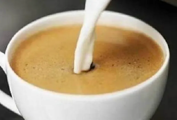 Filter coffee with milk