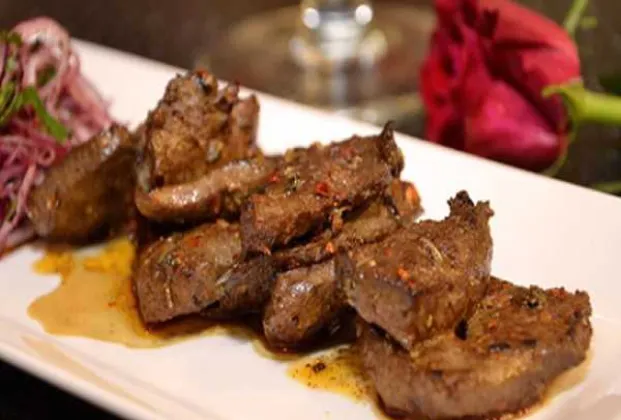 Goose liver menu
