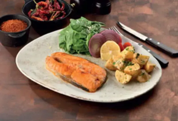 Grilled salmon