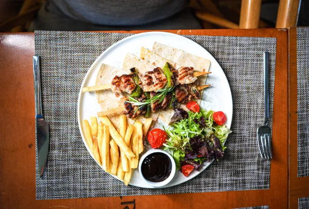 Chicken çöp şiş