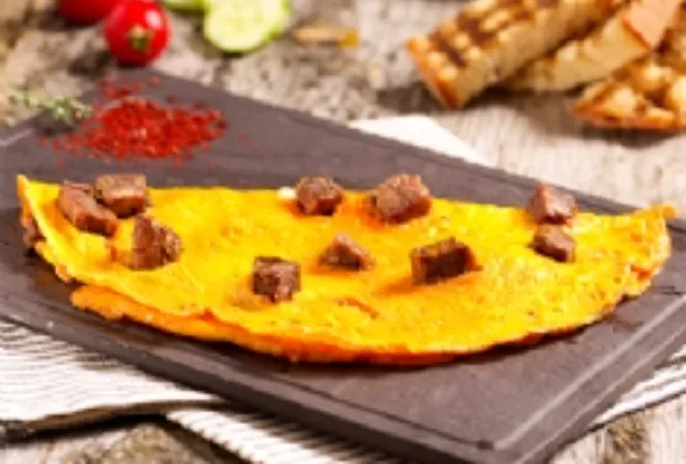 Kavurmalı Omelet