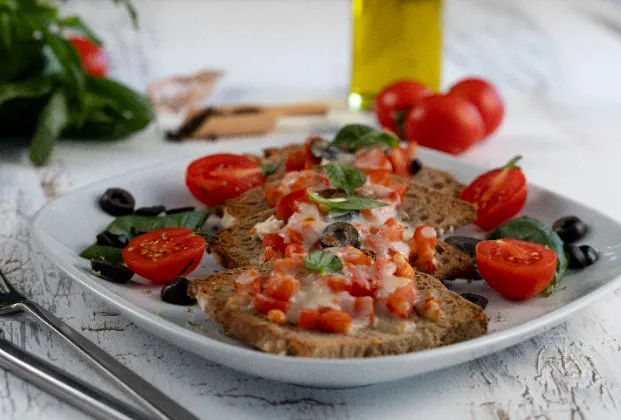 Aegean-style bruschetta