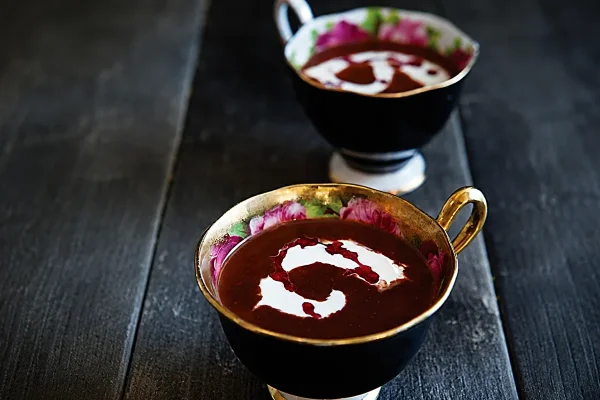 Forest fruit hot chocolate