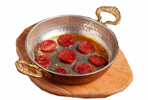 Pan-fried sucuk