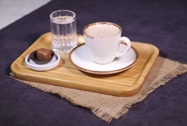 Turkish coffee with milk