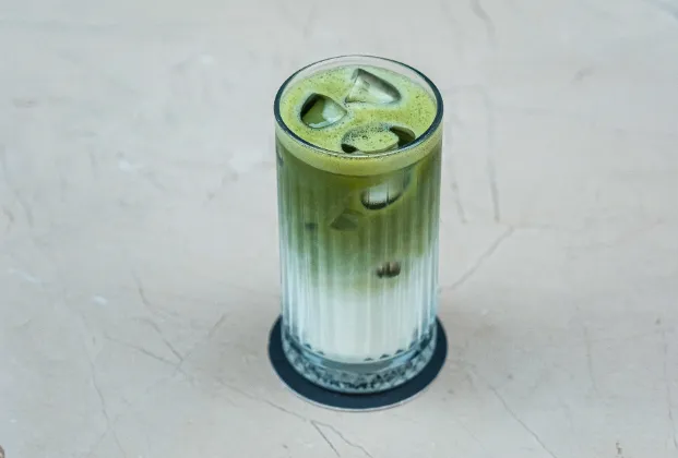Iced Vanilla Matcha Latte