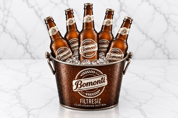 5-piece Bomonti Unfiltered Beer Bucket, 50 cl