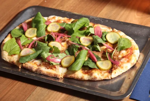 Beef Rib & Caramelized Onion Flatbread