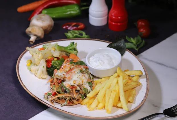 Vegetable Lava Chicken