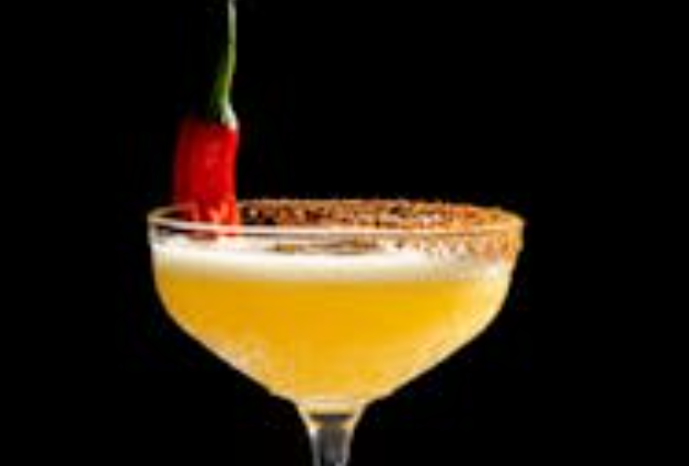 Mexican chili tequila, peach liqueur, fresh passion fruit and fresh orange juice