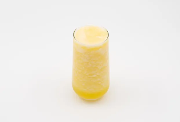 Frozen pineapple, mango and green apple
