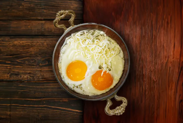 Cheese and eggs