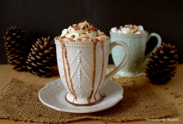 Vanilla hot chocolate