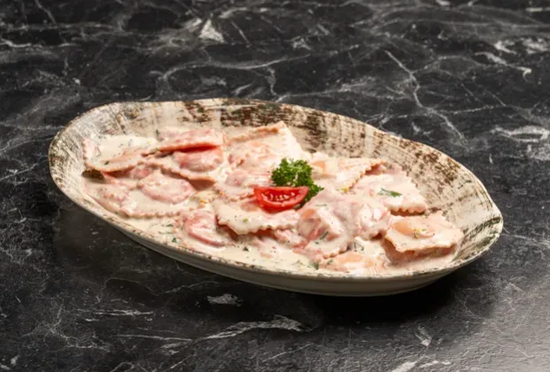 Sun-Dried Tomato and Mozzarella Ravioli
