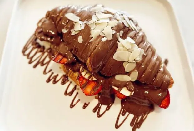 Fruit and Chocolate Croissant
