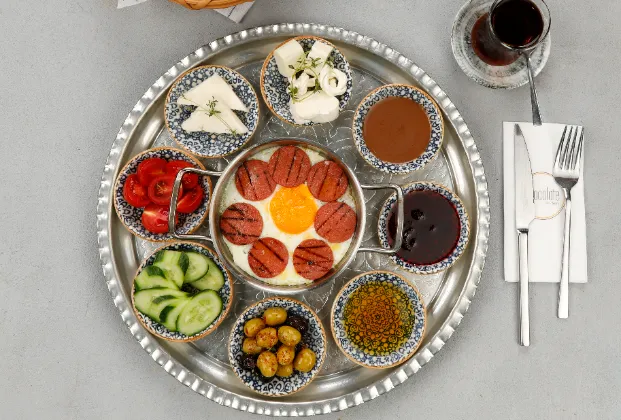 Tray-Style Village Breakfast