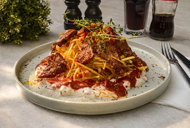 Kirpi Çentik Kebab with Beef Lokum