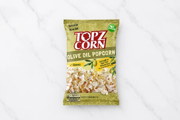 Olive Oil and Sea Salt Popcorn