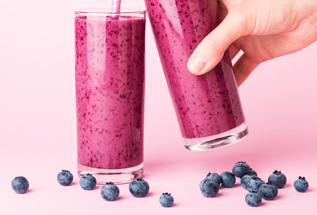 Blueberry Milkshake (16oz.)