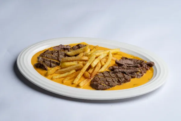 Beef Tenderloin with Truffle Cheese Sauce