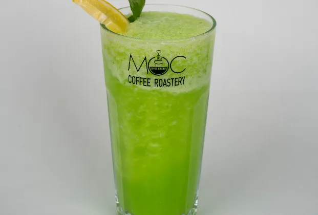 Mint lemon frozen drink