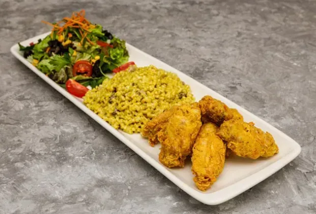 Cajun-Spiced Chicken Wing Fregola