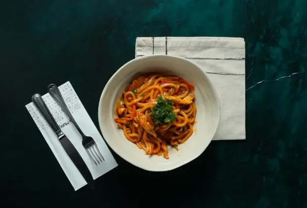 Yangnyeom chicken udon