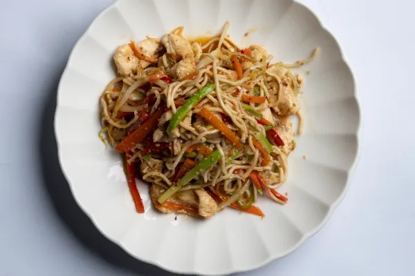 Chicken noodles