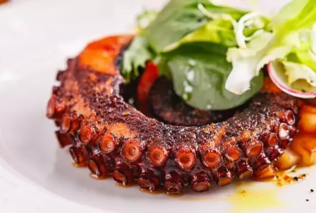 Buttered octopus