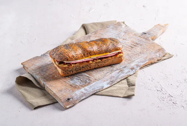 Beef ham sandwich